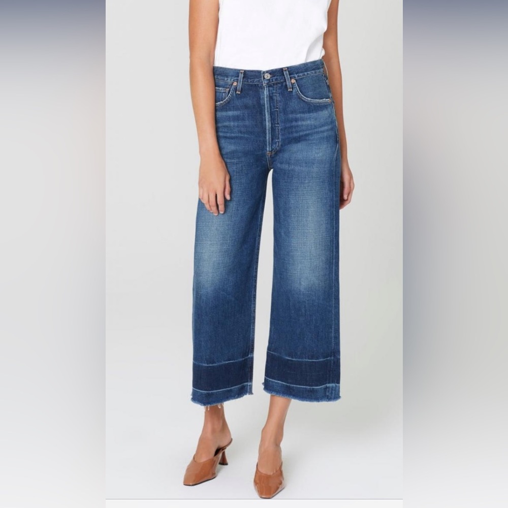 Size 29, Citizens of Humanity Sacha High Rise Wide Leg Jeans